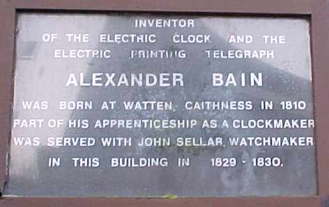 Monumen Penghormatan Alexander Bain Penemu Mesin Fax