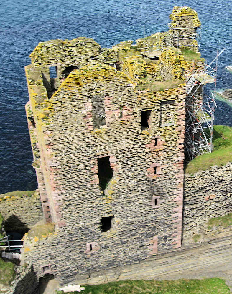 Photo: Girnigoe Castle From Slightly Above