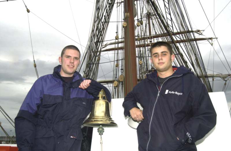 Photo: Caithness Apprentices On Tall Ship