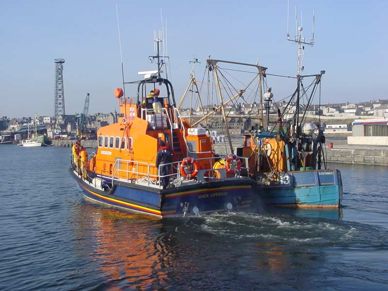 Photo: Southards Towed By Wick Lifeboat