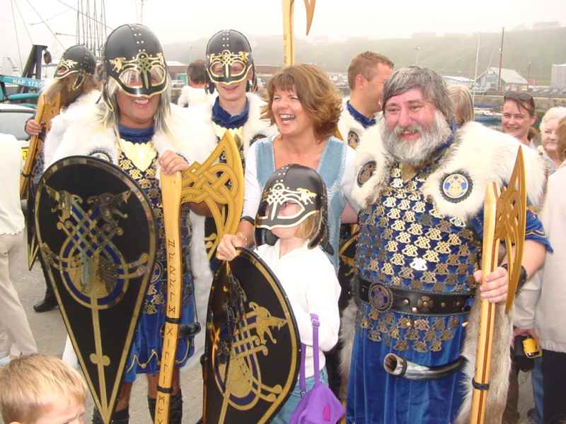 Photo: Vikings Arrive At Scrabster