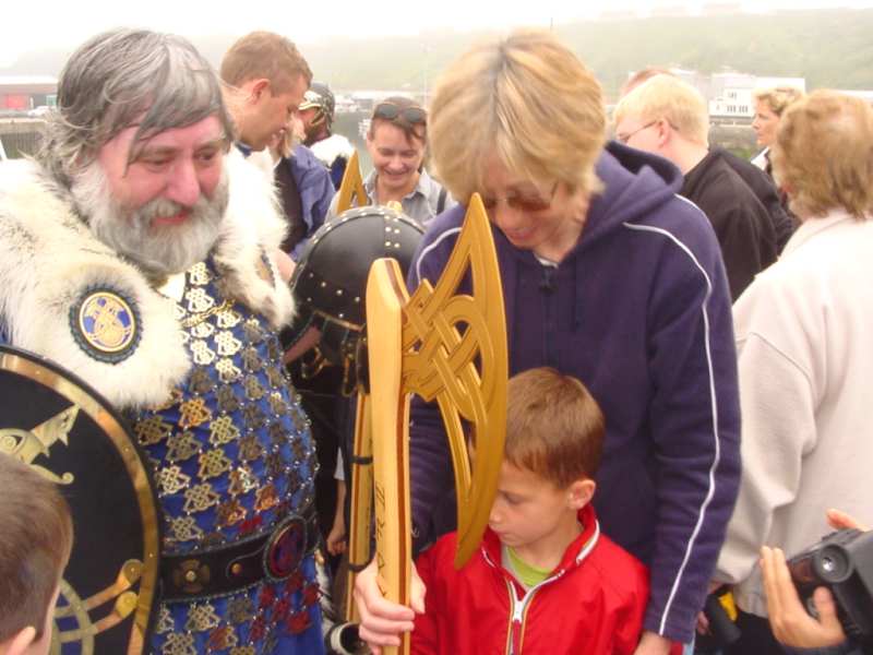 Photo: Vikings Arrive At Scrabster