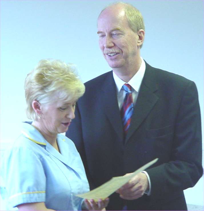 Photo: Nursing Awards & Malcolm Chisholm Visit