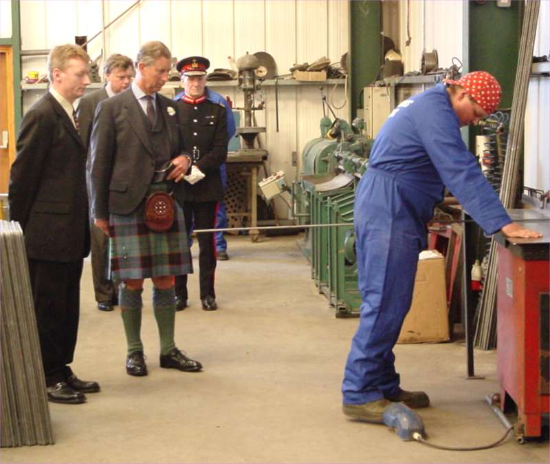 Photo: Prince Charles Visits Caithness Creels