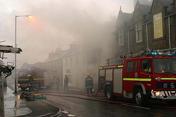 Photo: Fire In Castletown