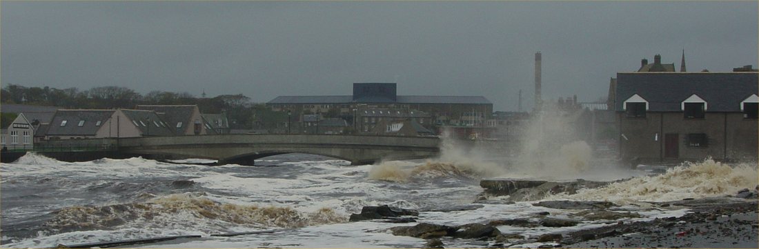 Photo: North Pier & Harbour Hit By Early Storm