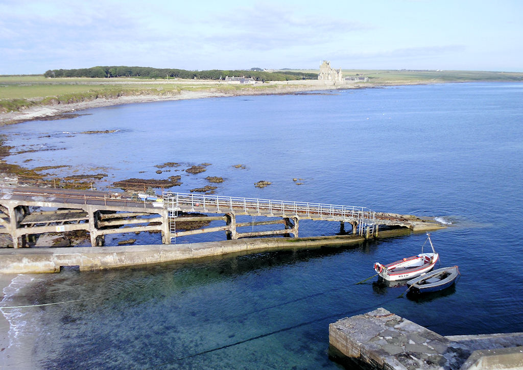 Photo: The Former Lifeboat slipway at Ackergill
