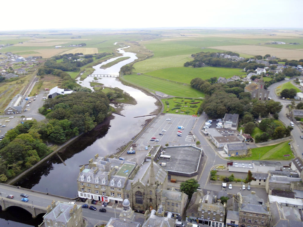 Photo: Looking Up River Wick