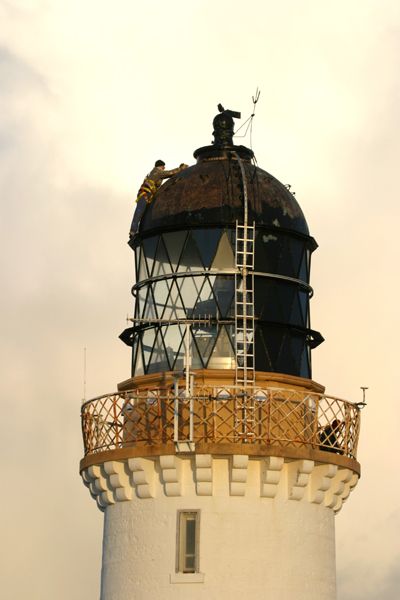 Photo: Dunnet Lighthouse Maintenance