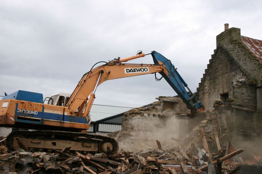 Photo: The Old Brewery, Thurso Is Demolished