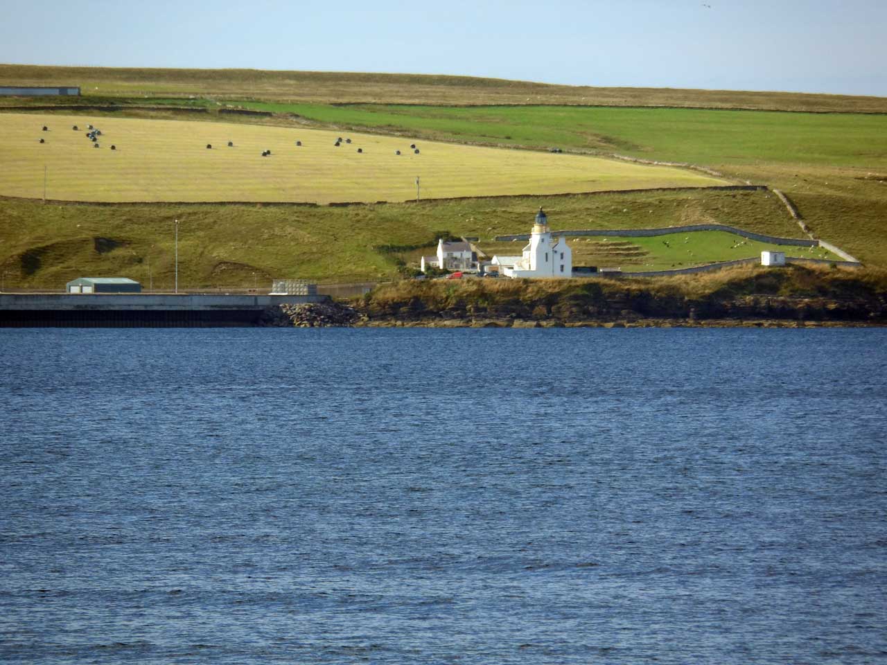 Photo: Holborn Head Lighthouse Scrabster From Thurso River Mouth