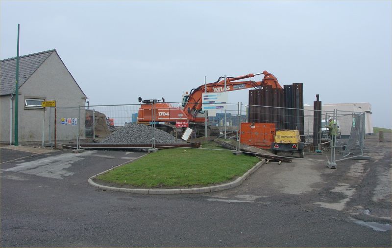 Photo: The Work At Thurso Harbour For Waste Water Treatment