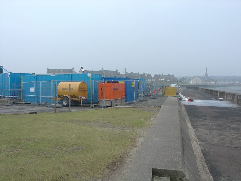 Photo: The Work At Thurso Harbour For Waste Water Treatment