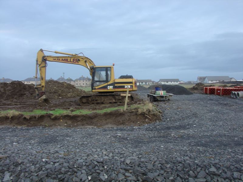 Photo: Site Preparation Moving Rapidly For New Homes At Old Wick