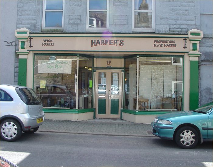Photo: Harpers, Decorating & Furniture - Dempster Street, Wick 14 July 2006
