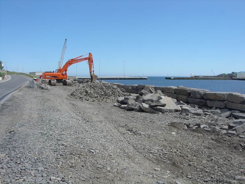 Photo: Shore Road - Wick - Major Protection Works 8July 2005