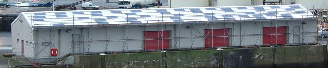 Photo: Solar Roof At Fish Market, Wick Harbour