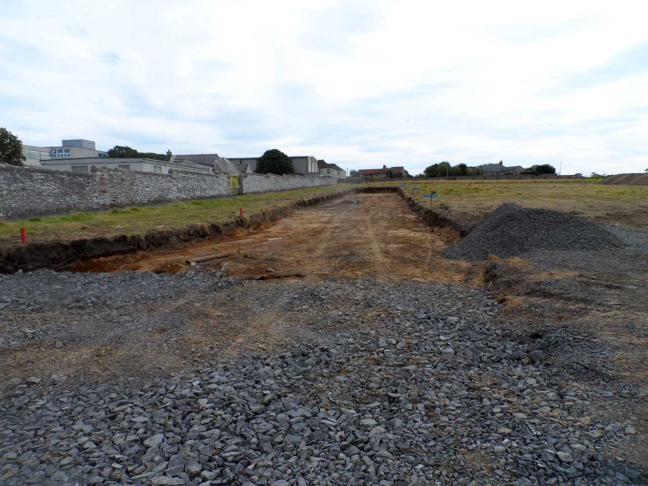 Photo: Wick High School Site Groundworks Commence - 2 September 2014