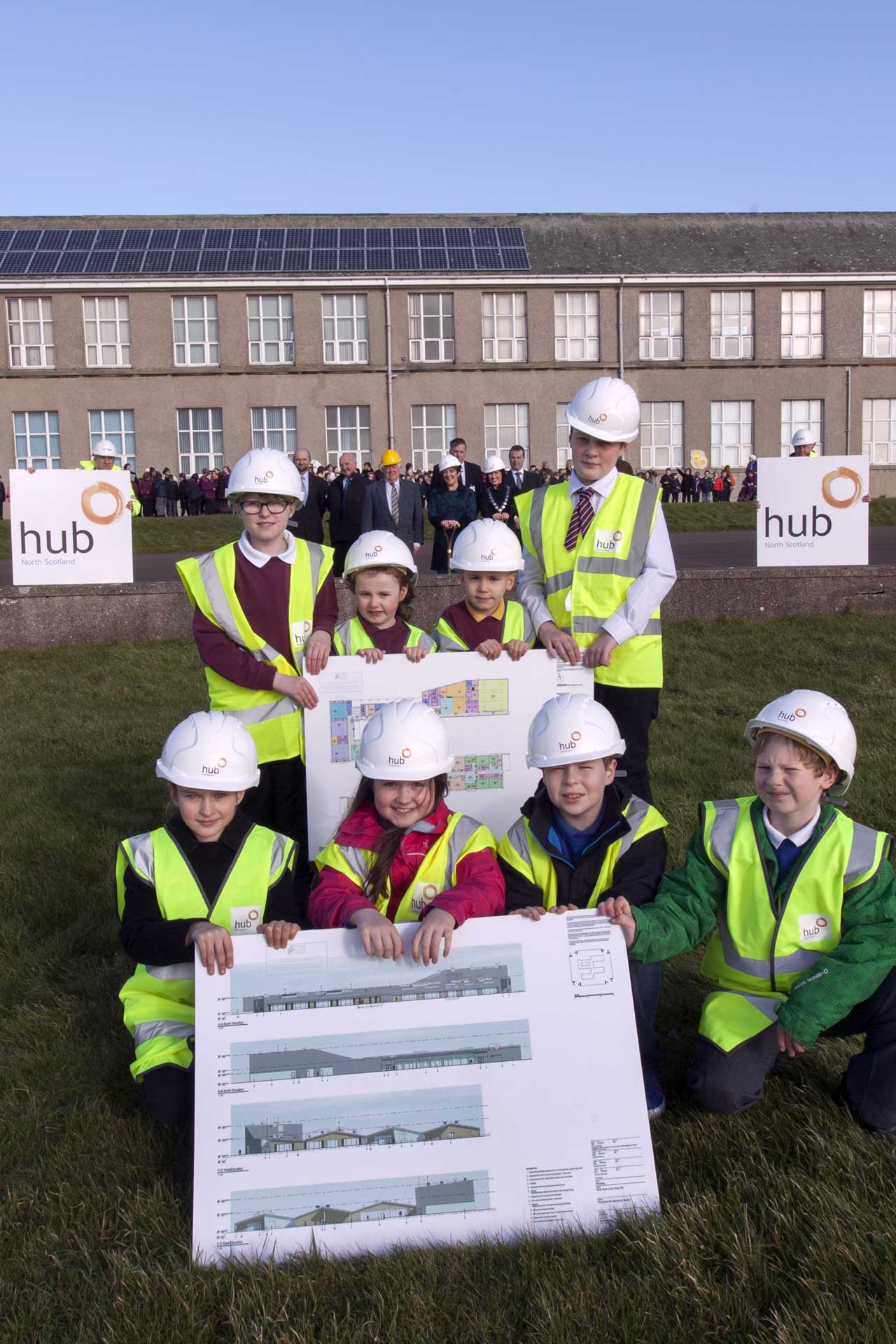 Photo: Turf Cutting For New Combined Wick North and Hillhead Primary Schools