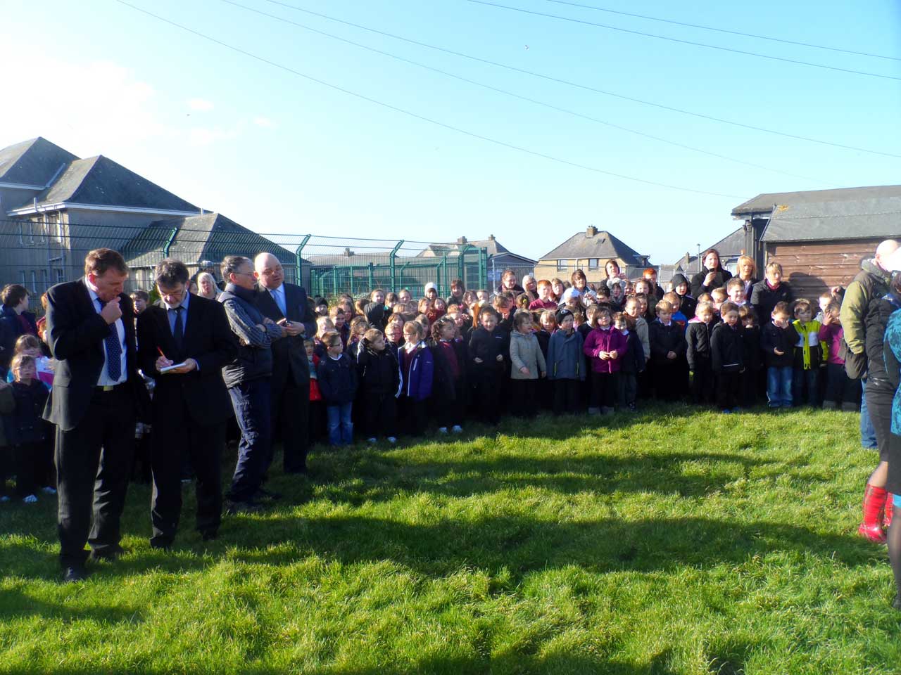 Photo: Turf Cutting For New Combined Wick North and Hillhead Primary Schools
