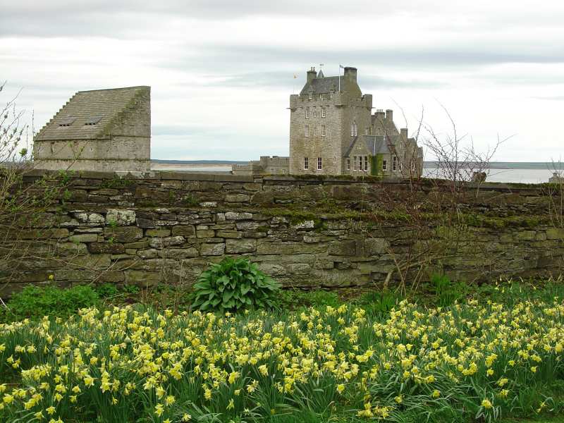 Photo: Ackergill Tower In Springtime