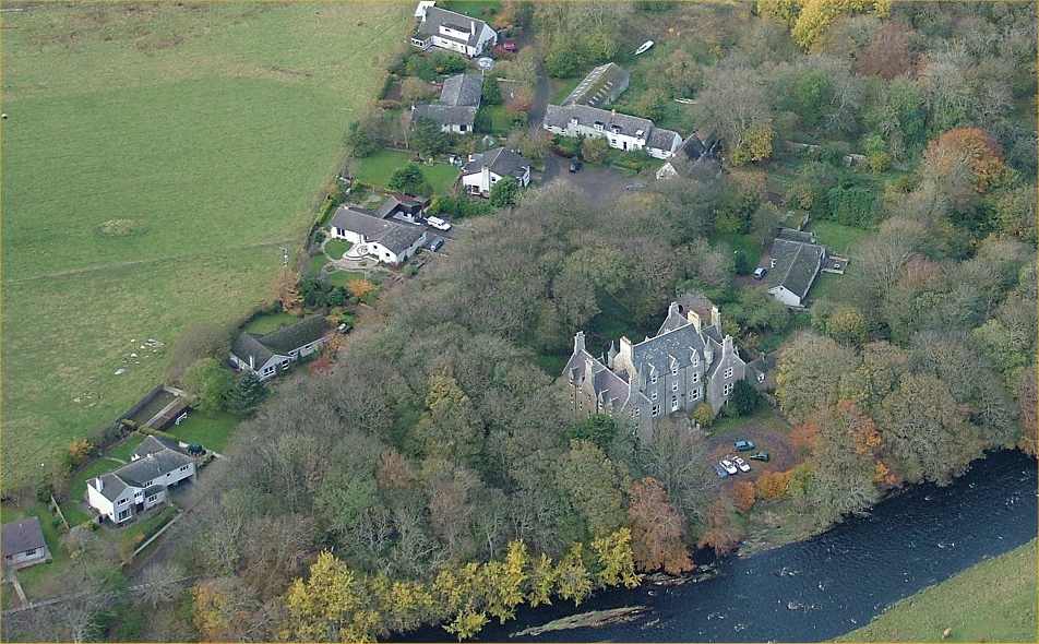 Photo: Braal Castle From The Air - Hidden In Trees