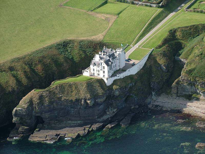 Photo: Dunbeath Castle From The Air