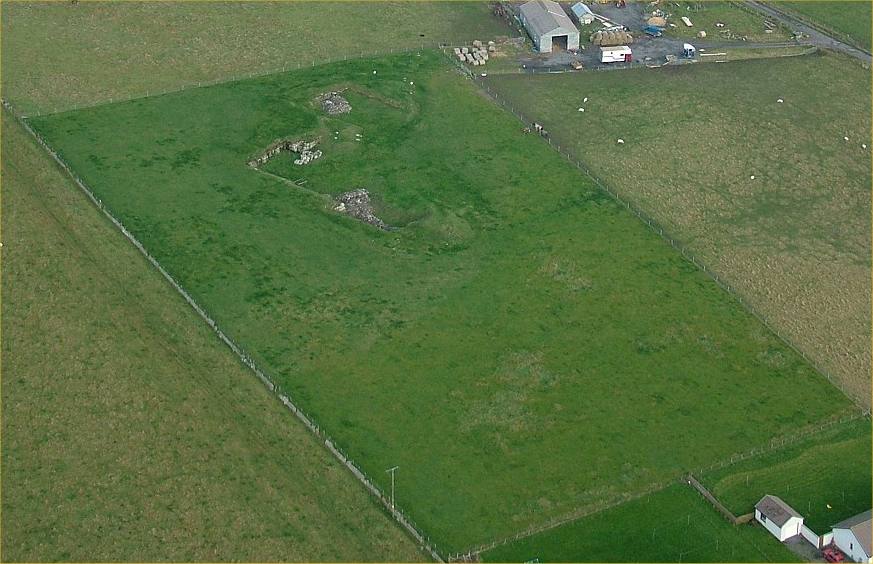 Photo: Site Of Haimer Castle From The Air
