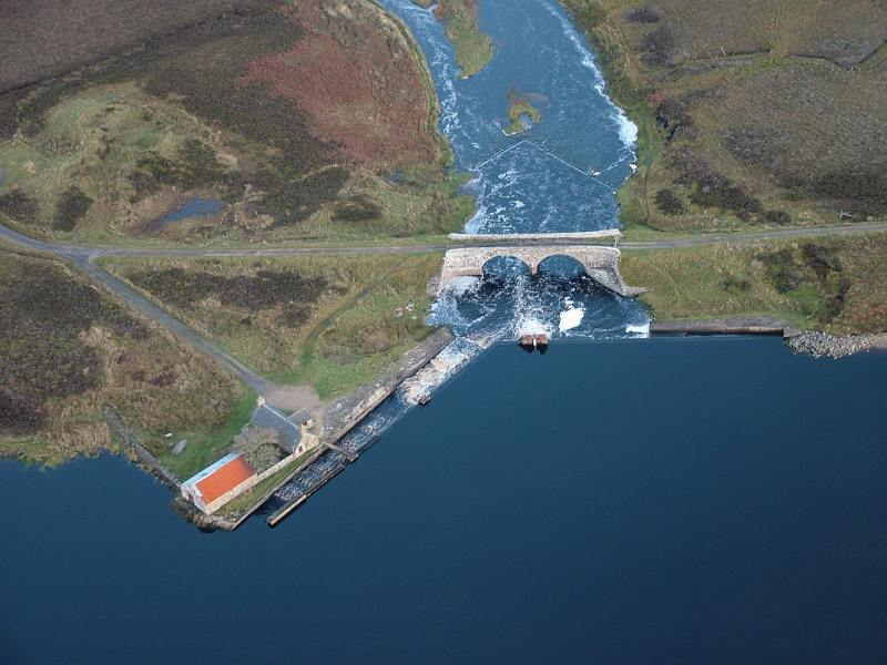 Photo: Loch More Castle Site From The Air