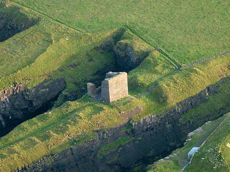 Photo: Old Wick Castle From The Air