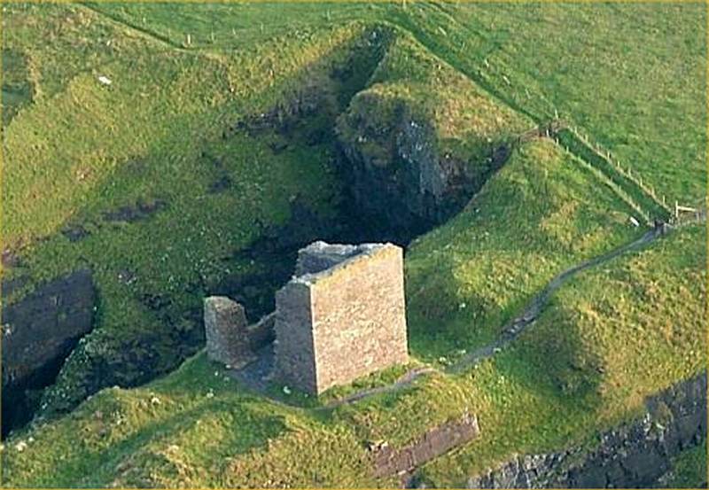 Photo: Old Wick Castle From The Air