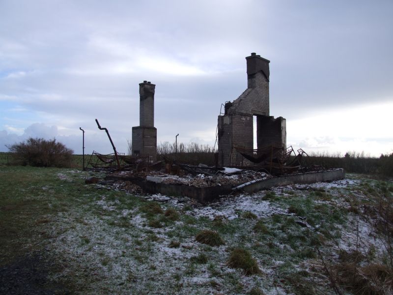 Photo: Remains Of Outdoor Centre - Rumster Forest 21 January 2007