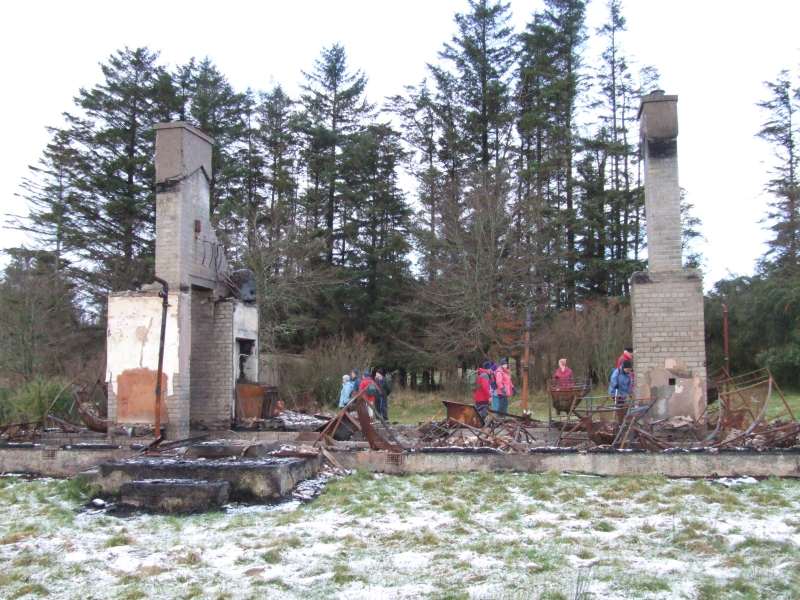 Photo: Remains Of Outdoor Centre - Rumster Forest 21 January 2007