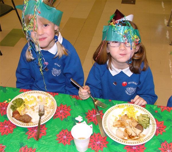 Photo: Hillhead School, Wick - Christmas Lunch 2005