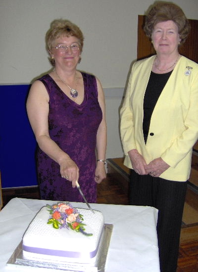 Photo: Cutting A Cake To Celbrate 38 Years