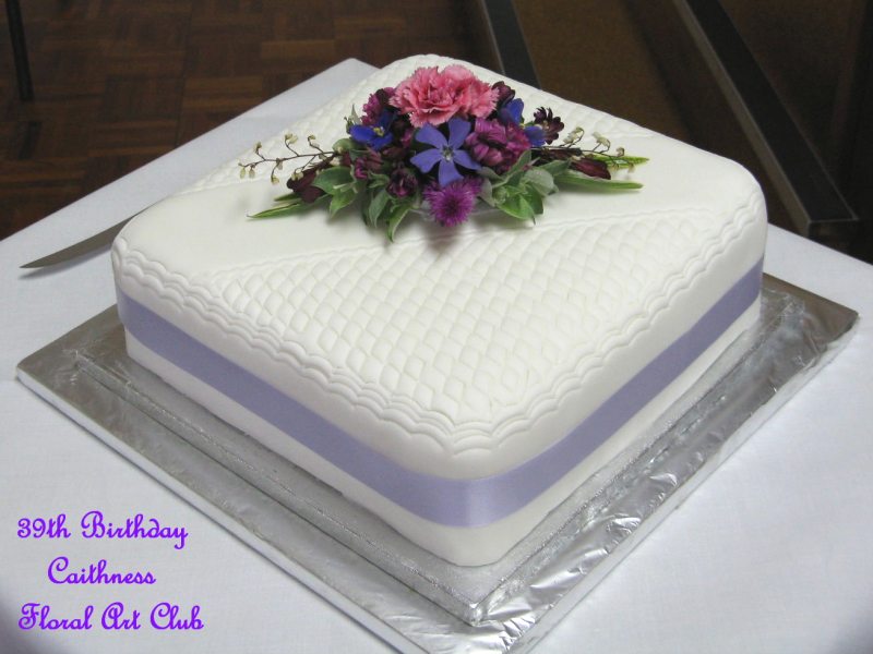 Photo: 39th Birthday For Caithness Floral Art Club