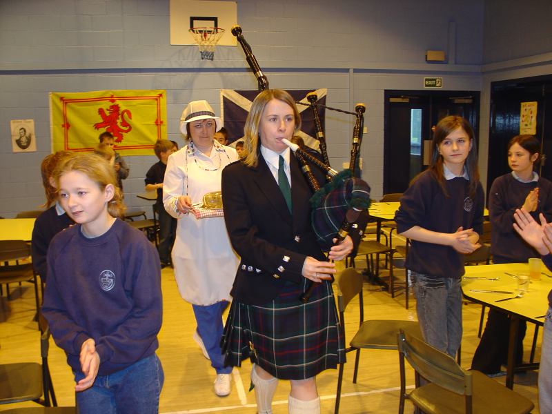 Photo: Burns Day Lunch At South School - 25 January 2006