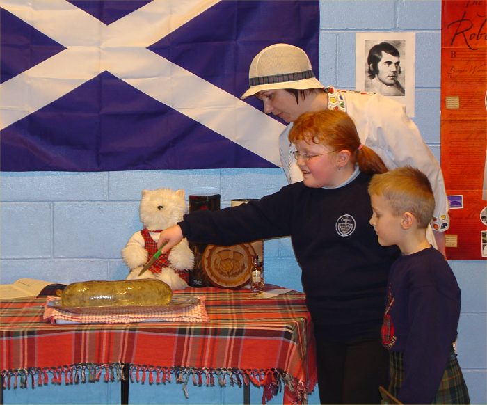 Photo: Burns Day Lunch At South School - 25 January 2006