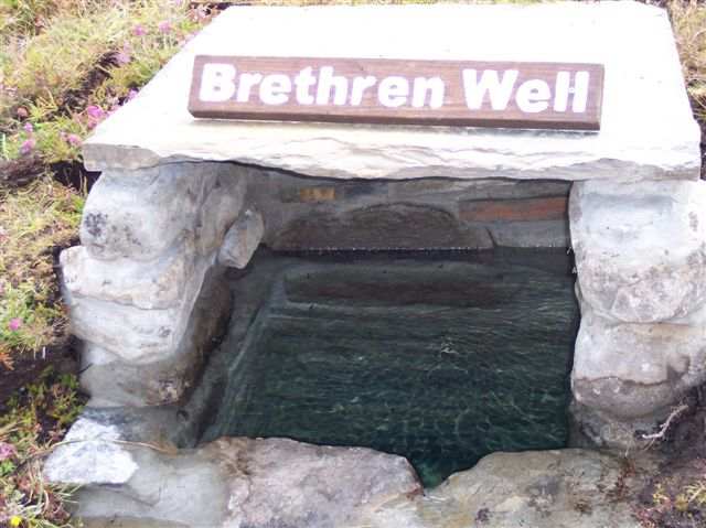 Photo: Brethren Well Restoration Completed - July 2004