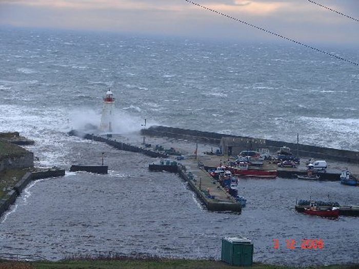 Photo: Stormy Weather At Lybster - 3 December 2006