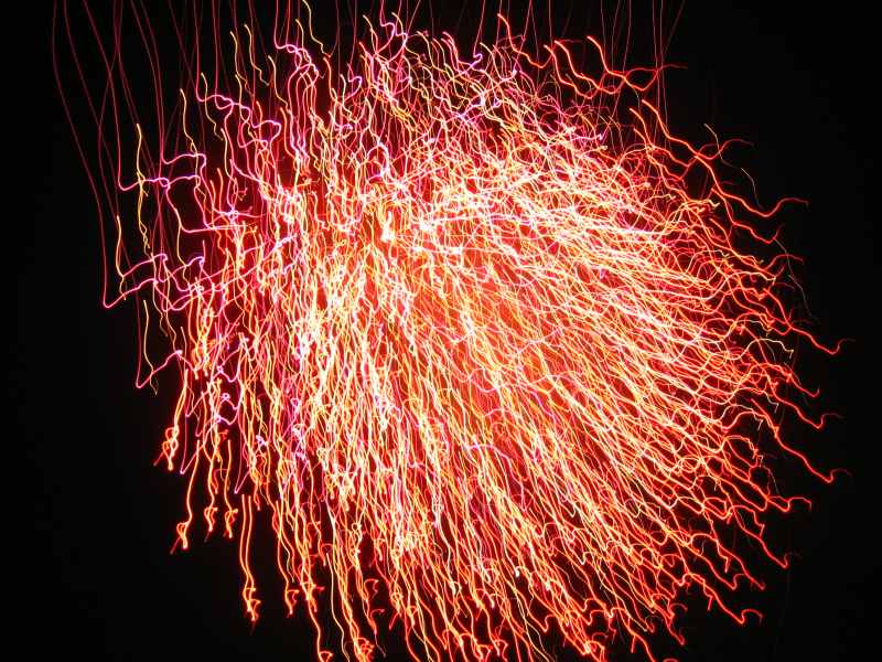 Photo: Fireworks At A Thurso Display - 4 November 2006