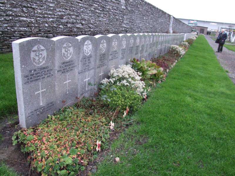 Photo: Remembrance Sunday Wick Cemetery - 12 November 2006