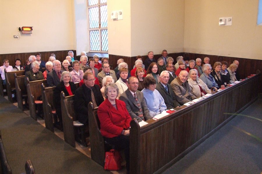 Photo: Church Members And Friends At The Final Service
