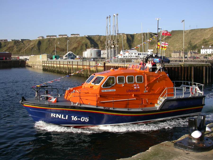 Photo: The new Longope Lifeboat - Helen Comrie At Scrabster
