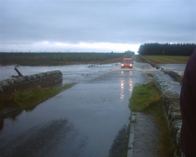 Photo: The Floods Seen At Westerdale