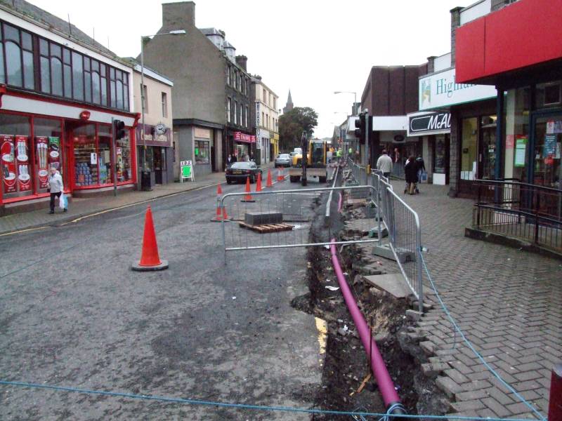 Photo: Road Works In High Street, Wick To Last A Month