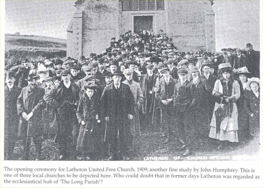 Photo: The Opening Of Latheron United Free Church 1909