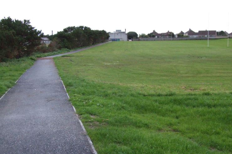 Photo: New Path To Floodlit Football Pitch At Wick High