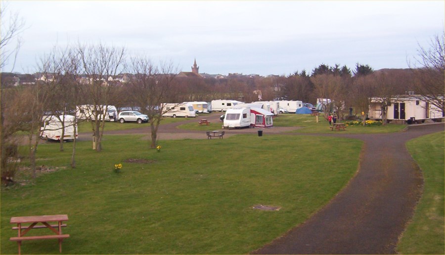 Photo: Caravan Rally Gets Wick Caravan and Camping Site Going Early