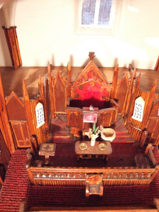 Photo: Model Of Bower Church Made By Robbie Macdonald